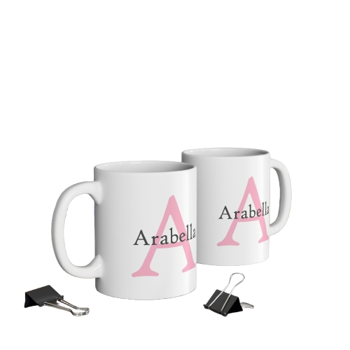 Personalised Mug for Her - Initial & Name